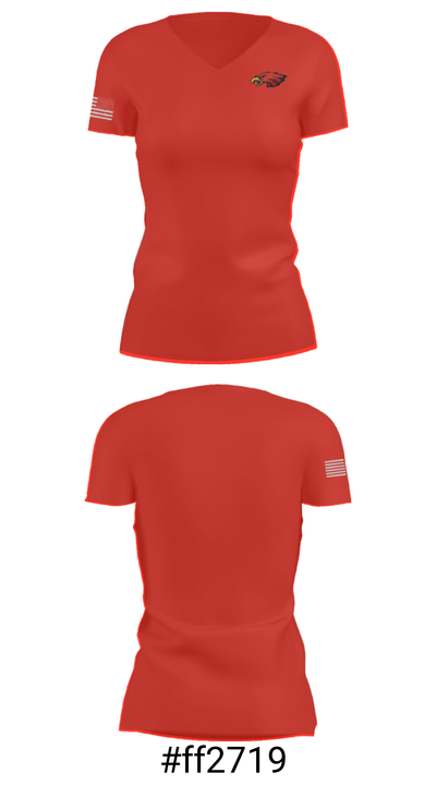 Southern Boone Wrestling Club 2267301 Women's Short Sleeve V-neck Shirt - 21