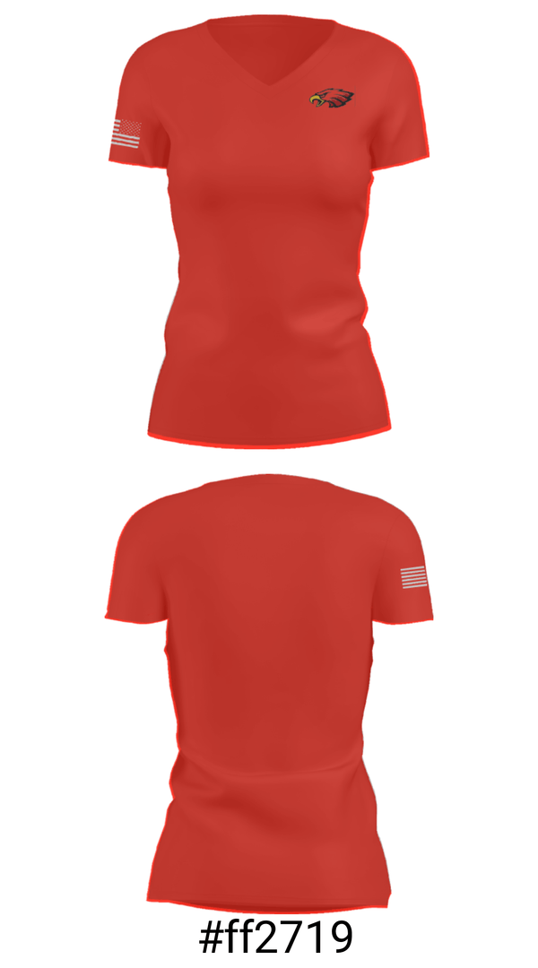 Women's Short Sleeve Vneck Shirt, Southern Boone Wrestling Club, Wrestling, Teamtime, Team time, sublimation, custom sports apparel, team uniforms, spirit wear, spiritwear, sports uniforms, custom shirts, team store, custom team store, fundraiser sports, apparel fundraiser