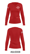 Badin Elementary School 26416875 Women's Long Sleeve V-neck Shirt - 19