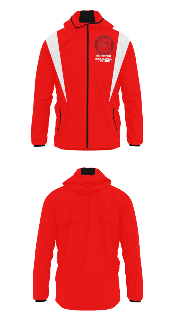Windbreaker, Hillsboro High School Bowling, Bowling, Teamtime, Team time, sublimation, custom sports apparel, team uniforms, spirit wear, spiritwear, sports uniforms, custom shirts, team store, custom team store, fundraiser sports, apparel fundraiser