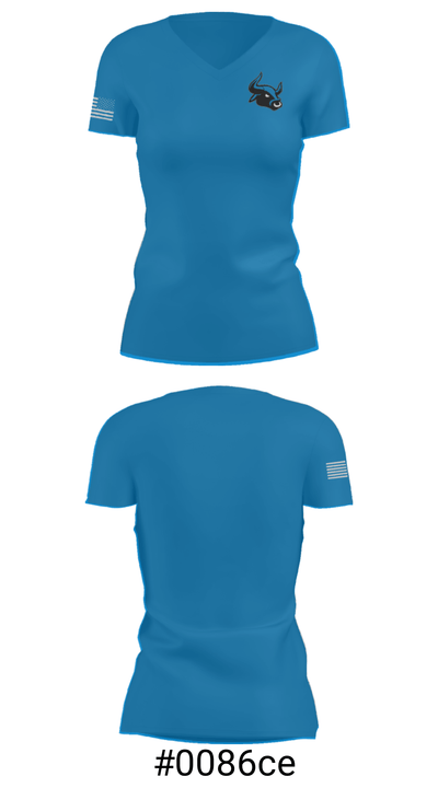 Jones Middle School Basketball 80606371 Women's Short Sleeve V-neck Shirt - 21