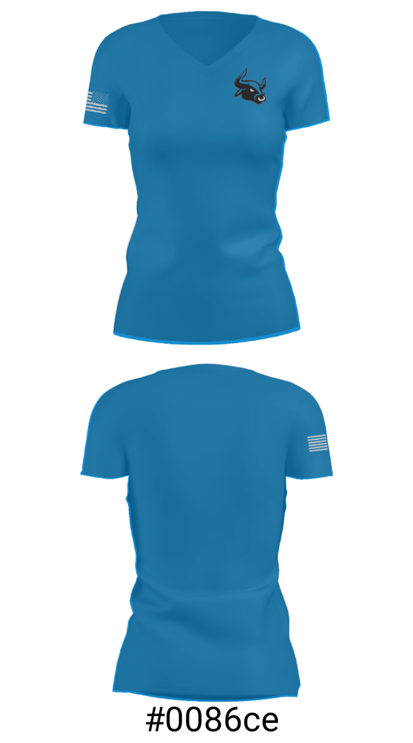 Women's Short Sleeve Vneck Shirt, Jones Middle School Basketball, Men's Basketball, Teamtime, Team time, sublimation, custom sports apparel, team uniforms, spirit wear, spiritwear, sports uniforms, custom shirts, team store, custom team store, fundraiser sports, apparel fundraiser