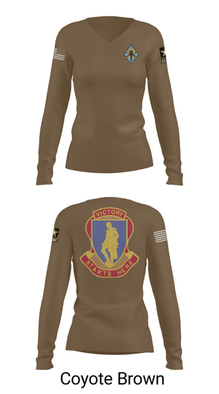 Women's Long Sleeve Vneck Shirt, Fort Jackson, Army, Teamtime, Team time, sublimation, custom sports apparel, team uniforms, spirit wear, spiritwear, sports uniforms, custom shirts, team store, custom team store, fundraiser sports, apparel fundraiser