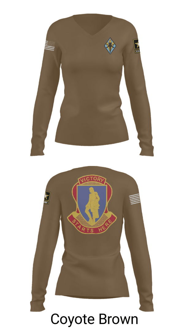 Women's Long Sleeve Vneck Shirt, Fort Jackson, Army, Teamtime, Team time, sublimation, custom sports apparel, team uniforms, spirit wear, spiritwear, sports uniforms, custom shirts, team store, custom team store, fundraiser sports, apparel fundraiser