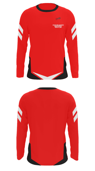 South Milwaukee High School Wrestling 46936758 Long Sleeve Performance Shirt - 35