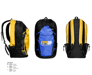 Gear Bag, Dauphin Fins, Football, Teamtime, Team time, sublimation, custom sports apparel, team uniforms, spirit wear, spiritwear, sports uniforms, custom shirts, team store, custom team store, fundraiser sports, apparel fundraiser