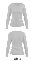 St John Lutheran School 38362013 Women's Long Sleeve V-neck Shirt - 6