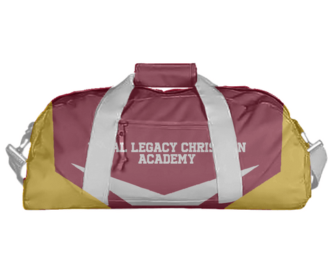 Duffle Bag, Royal Legacy Christian Academy, Spirit Store, Teamtime, Team time, sublimation, custom sports apparel, team uniforms, spirit wear, spiritwear, sports uniforms, custom shirts, team store, custom team store, fundraiser sports, apparel fundraiser