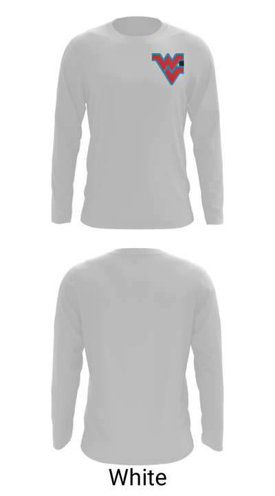 West Valley High School Wrestling 73080720 Long Sleeve Performance Shirt - 4