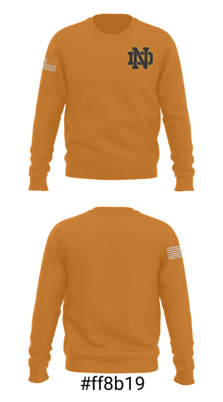 Crew Neck Sweatshirt, Notre Dame Catholic High School, Spirit Store, Teamtime, Team time, sublimation, custom sports apparel, team uniforms, spirit wear, spiritwear, sports uniforms, custom shirts, team store, custom team store, fundraiser sports, apparel fundraiser