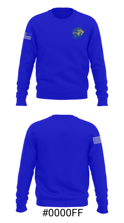 Elkhart High School Basketball 35338743 Crew Neck Sweatshirt - 16