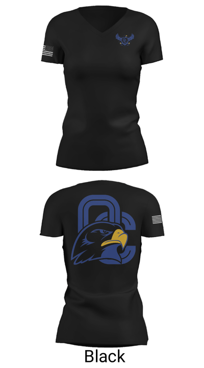 Sandra Day O'Connor High School Basketball 80298159 Women's Short Sleeve V-neck Shirt - 14