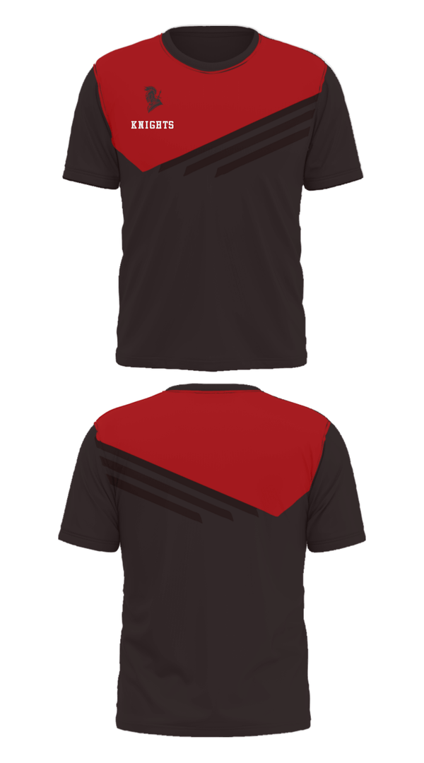Short Sleeve Performance Shirt, Knights, Wrestling, Teamtime, Team time, sublimation, custom sports apparel, team uniforms, spirit wear, spiritwear, sports uniforms, custom shirts, team store, custom team store, fundraiser sports, apparel fundraiser