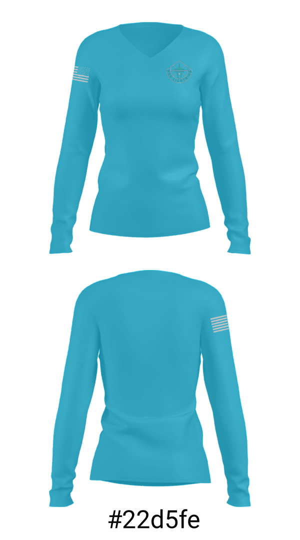Women's Long Sleeve Vneck Shirt, NRV Lady Lightning, Women's Basketball, Teamtime, Team time, sublimation, custom sports apparel, team uniforms, spirit wear, spiritwear, sports uniforms, custom shirts, team store, custom team store, fundraiser sports, apparel fundraiser