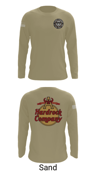 Long Sleeve Performance Shirt, Hardrock Company, Army, Teamtime, Team time, sublimation, custom sports apparel, team uniforms, spirit wear, spiritwear, sports uniforms, custom shirts, team store, custom team store, fundraiser sports, apparel fundraiser