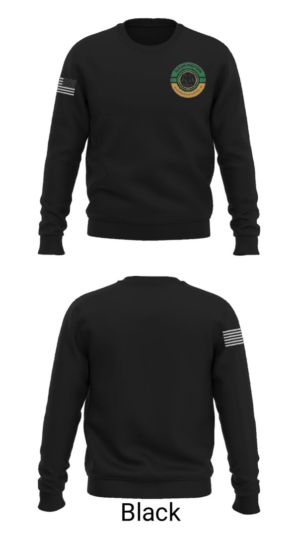 Crew Neck Sweatshirt, Washington Elementary School, Spirit Store, Teamtime, Team time, sublimation, custom sports apparel, team uniforms, spirit wear, spiritwear, sports uniforms, custom shirts, team store, custom team store, fundraiser sports, apparel fundraiser