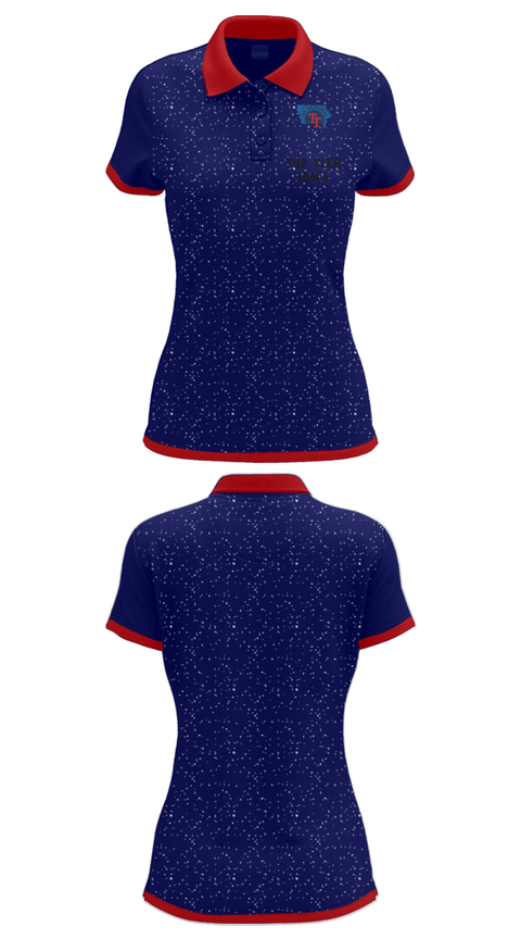 Women's Short Sleeve Performance Polo, Top Tier Iowa, Baseball, Teamtime, Team time, sublimation, custom sports apparel, team uniforms, spirit wear, spiritwear, sports uniforms, custom shirts, team store, custom team store, fundraiser sports, apparel fundraiser