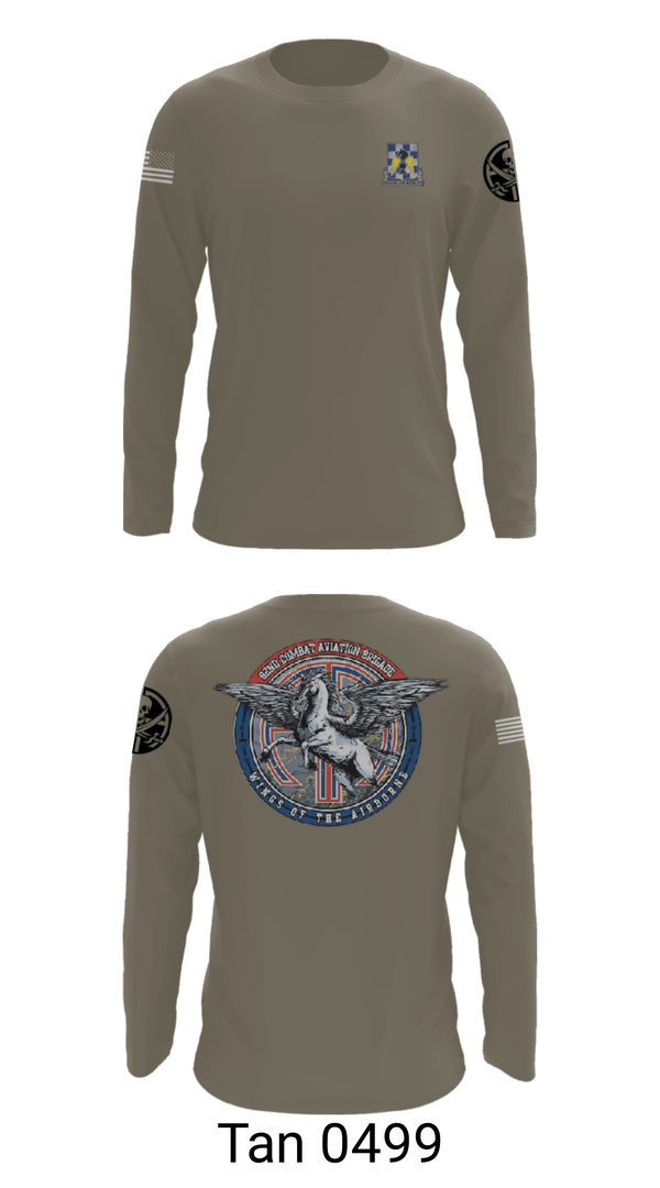 Long Sleeve Performance Shirt, , Army, Teamtime, Team time, sublimation, custom sports apparel, team uniforms, spirit wear, spiritwear, sports uniforms, custom shirts, team store, custom team store, fundraiser sports, apparel fundraiser