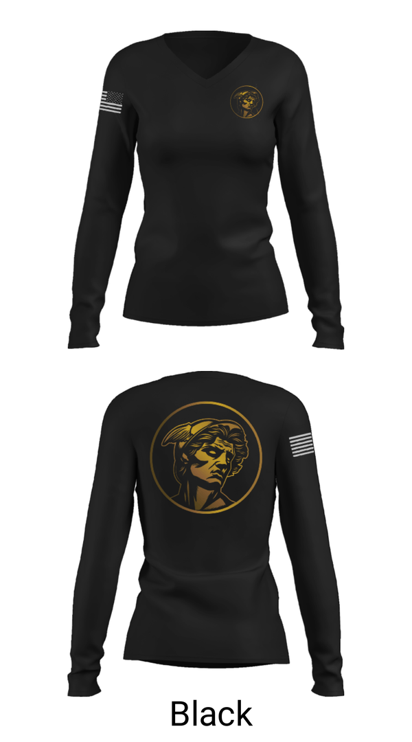 Women's Long Sleeve Vneck Shirt, Hermes Endurance, Cross Country, Teamtime, Team time, sublimation, custom sports apparel, team uniforms, spirit wear, spiritwear, sports uniforms, custom shirts, team store, custom team store, fundraiser sports, apparel fundraiser