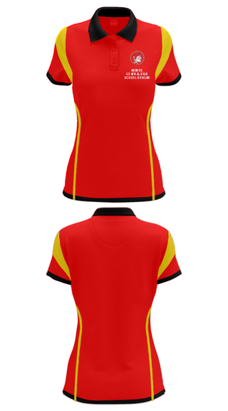 Women's Short Sleeve Performance Polo, Monroe Central High School Bowling, Bowling, Teamtime, Team time, sublimation, custom sports apparel, team uniforms, spirit wear, spiritwear, sports uniforms, custom shirts, team store, custom team store, fundraiser sports, apparel fundraiser