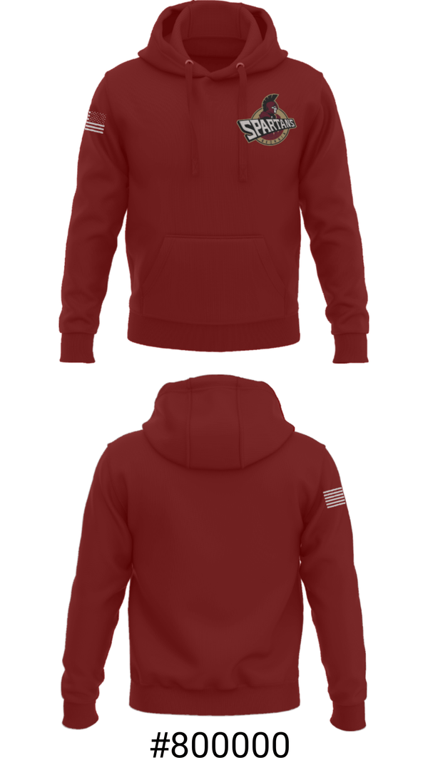 Hoodie, Georgia Spartans Basketball, Men's Basketball, Teamtime, Team time, sublimation, custom sports apparel, team uniforms, spirit wear, spiritwear, sports uniforms, custom shirts, team store, custom team store, fundraiser sports, apparel fundraiser