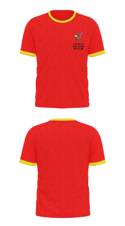 Short Sleeve Performance Shirt, Elizabeth High School Wrestling, Wrestling, Teamtime, Team time, sublimation, custom sports apparel, team uniforms, spirit wear, spiritwear, sports uniforms, custom shirts, team store, custom team store, fundraiser sports, apparel fundraiser