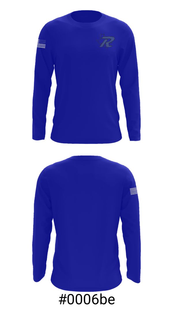 Long Sleeve Performance Shirt, Rains Junior High School, Spirit Store, Teamtime, Team time, sublimation, custom sports apparel, team uniforms, spirit wear, spiritwear, sports uniforms, custom shirts, team store, custom team store, fundraiser sports, apparel fundraiser