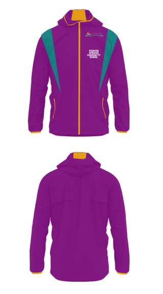 Windbreaker, Pioneer Springs Community School, Spirit Store, Teamtime, Team time, sublimation, custom sports apparel, team uniforms, spirit wear, spiritwear, sports uniforms, custom shirts, team store, custom team store, fundraiser sports, apparel fundraiser
