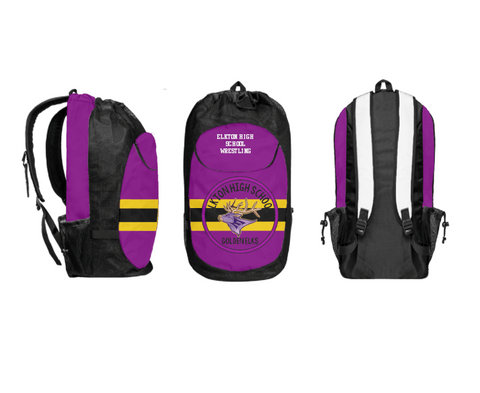 Gear Bag, Elkton High School Wrestling, Wrestling, Teamtime, Team time, sublimation, custom sports apparel, team uniforms, spirit wear, spiritwear, sports uniforms, custom shirts, team store, custom team store, fundraiser sports, apparel fundraiser