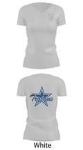 Johnson County Middle School Basketball 60515333 Women's Short Sleeve V-neck Shirt - 7