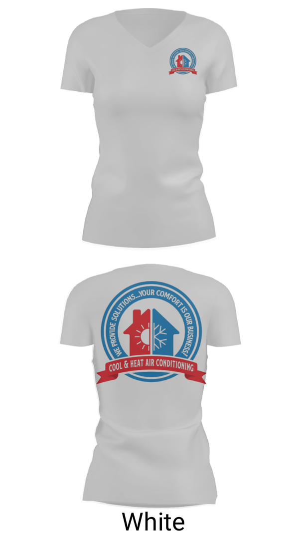 Women's Short Sleeve Vneck Shirt, Cool & Heat Air Conditioning, , Teamtime, Team time, sublimation, custom sports apparel, team uniforms, spirit wear, spiritwear, sports uniforms, custom shirts, team store, custom team store, fundraiser sports, apparel fundraiser