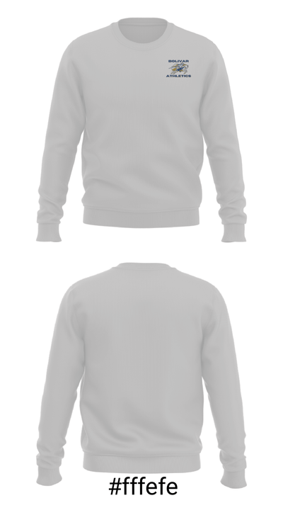 Bolivar Middle School Basketball 46084278 Crew Neck Sweatshirt - 16