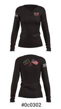 802 OD 21261631 Women's Long Sleeve V-neck Shirt - 7