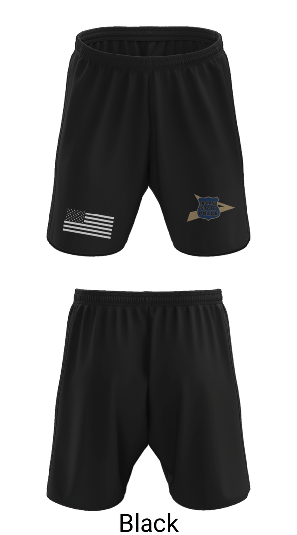 Athletic Shorts With Pockets, Indiana state police, Police, Teamtime, Team time, sublimation, custom sports apparel, team uniforms, spirit wear, spiritwear, sports uniforms, custom shirts, team store, custom team store, fundraiser sports, apparel fundraiser