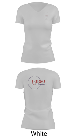 Women's Short Sleeve Vneck Shirt, Corso Air Services, , Teamtime, Team time, sublimation, custom sports apparel, team uniforms, spirit wear, spiritwear, sports uniforms, custom shirts, team store, custom team store, fundraiser sports, apparel fundraiser