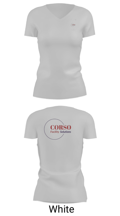 Corso Air Services 36015398 Women's Short Sleeve V-neck Shirt - 7