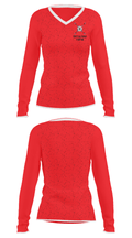 Battle Field Tested 38520100 Women's Long Sleeve V-neck Shirt - 34