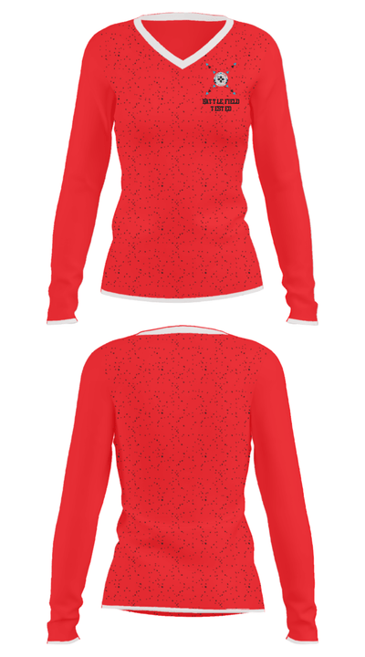 Battle Field Tested 38520100 Women's Long Sleeve V-neck Shirt - 34