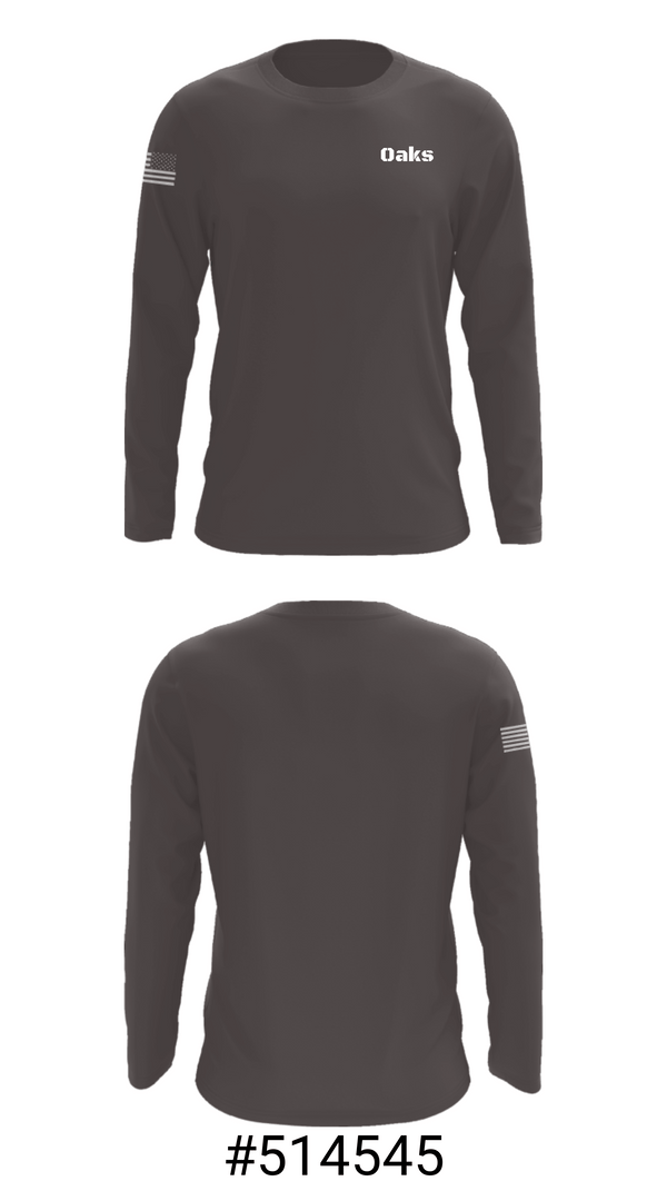 Long Sleeve Performance Shirt, Oaks, Rugby, Teamtime, Team time, sublimation, custom sports apparel, team uniforms, spirit wear, spiritwear, sports uniforms, custom shirts, team store, custom team store, fundraiser sports, apparel fundraiser
