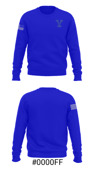 Crew Neck Sweatshirt, Yantis Junior High School Basketball, Men's Basketball, Teamtime, Team time, sublimation, custom sports apparel, team uniforms, spirit wear, spiritwear, sports uniforms, custom shirts, team store, custom team store, fundraiser sports, apparel fundraiser