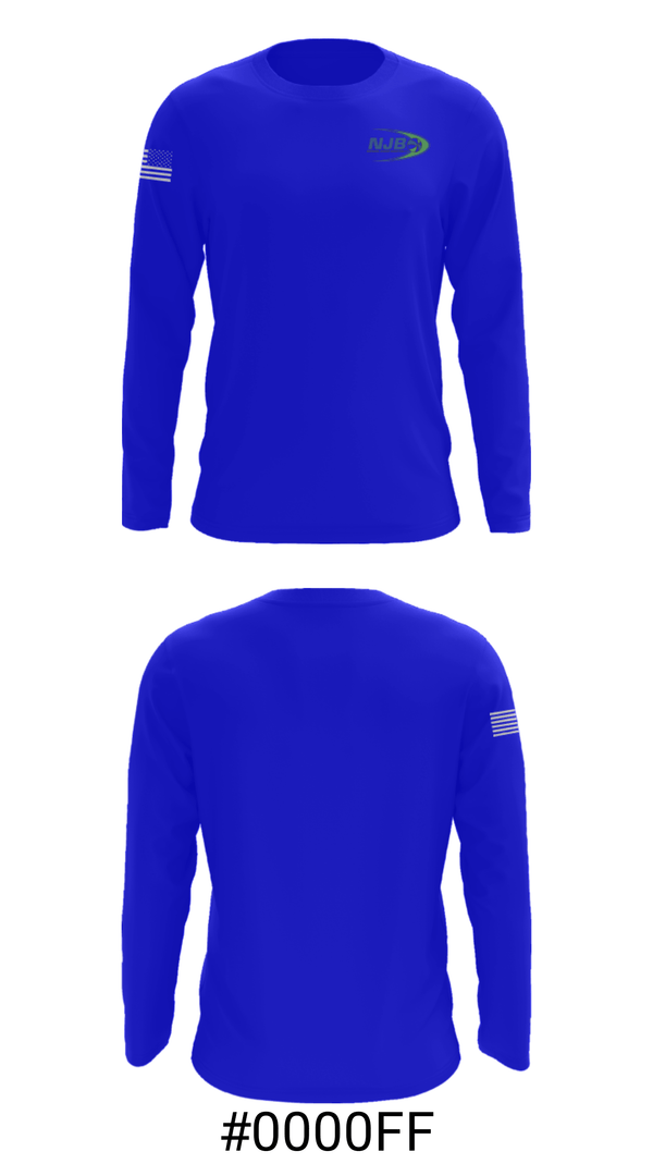 Long Sleeve Performance Shirt, CoronaNorco Njb Basketball, Men's Basketball, Teamtime, Team time, sublimation, custom sports apparel, team uniforms, spirit wear, spiritwear, sports uniforms, custom shirts, team store, custom team store, fundraiser sports, apparel fundraiser