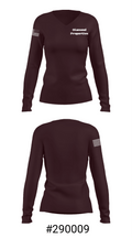 Diamond Properties 79095329 Women's Long Sleeve V-neck Shirt - 20