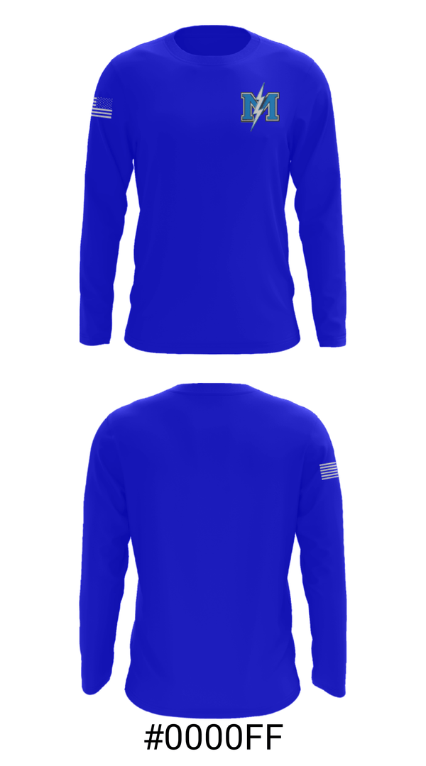 Long Sleeve Performance Shirt, Martinsville Senior High School Basketball, Women's Basketball, Teamtime, Team time, sublimation, custom sports apparel, team uniforms, spirit wear, spiritwear, sports uniforms, custom shirts, team store, custom team store, fundraiser sports, apparel fundraiser