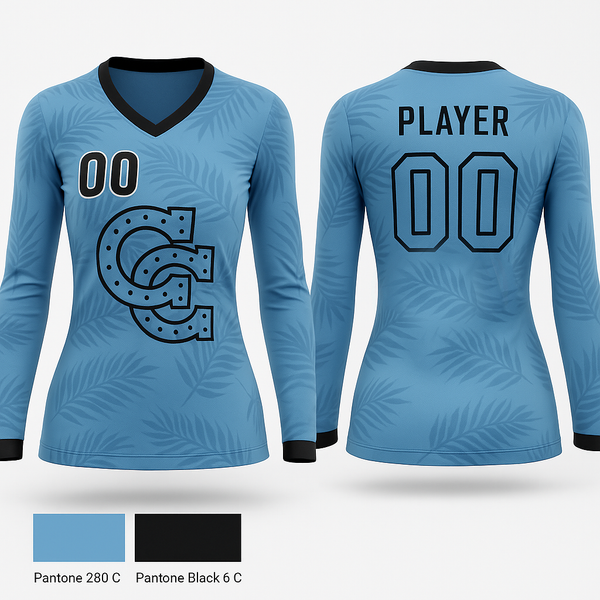 Womens Long Sleeve Vneck Shirt, Carson High School Basketball, Women's Basketball, Teamtime, Team time, sublimation, custom sports apparel, team uniforms, spirit wear, spiritwear, sports uniforms, custom shirts, team store, custom team store, fundraiser sports, apparel fundraiser