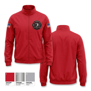 Windbreaker, Tyronza Fire & Rescue, Fire Department, Teamtime, Team time, sublimation, custom sports apparel, team uniforms, spirit wear, spiritwear, sports uniforms, custom shirts, team store, custom team store, fundraiser sports, apparel fundraiser
