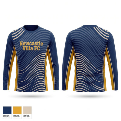 Newcastle Villa FC Long Sleeve Performance Shirt 1