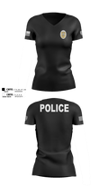 Angier Police Department 3547023 Women's Short Sleeve V-neck Shirt - 90