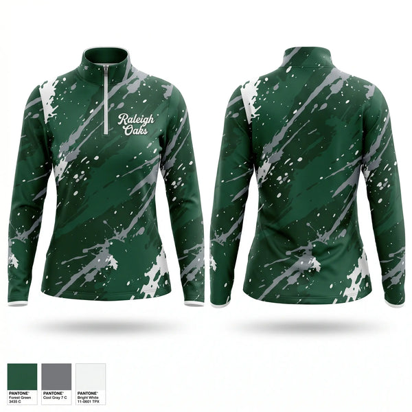Quarter Zip Jacket, Raleigh Oaks, Baseball, Teamtime, Team time, sublimation, custom sports apparel, team uniforms, spirit wear, spiritwear, sports uniforms, custom shirts, team store, custom team store, fundraiser sports, apparel fundraiser