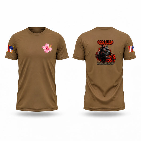 Old School Cotton Feel Shirt, 1B5W Winchester recruiting station, Army, Teamtime, Team time, sublimation, custom sports apparel, team uniforms, spirit wear, spiritwear, sports uniforms, custom shirts, team store, custom team store, fundraiser sports, apparel fundraiser