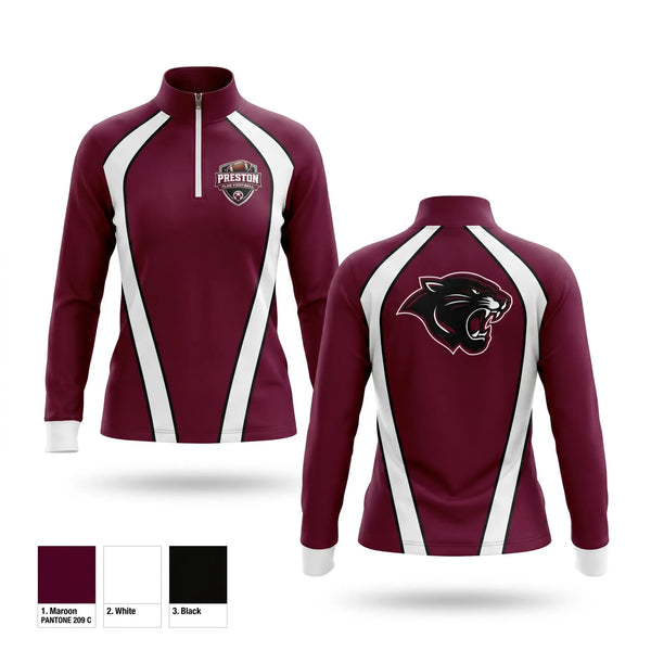 Quarter Zip Jacket, Preston Panthers, , Teamtime, Team time, sublimation, custom sports apparel, team uniforms, spirit wear, spiritwear, sports uniforms, custom shirts, team store, custom team store, fundraiser sports, apparel fundraiser